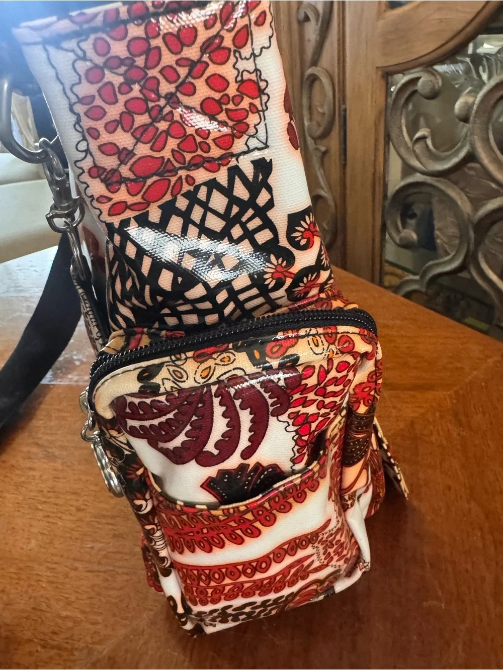 gigi hill Floral Baby Bag in Red Multi